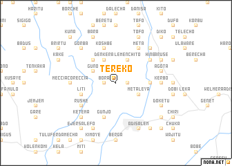 map of Tʼerekʼo