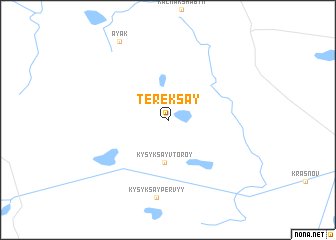 map of Tereksay