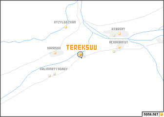 map of Terek-Suu