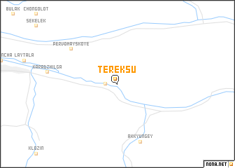 map of Tereksu