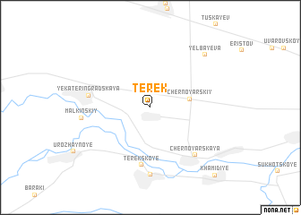 map of Terek