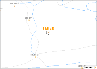 map of Terek