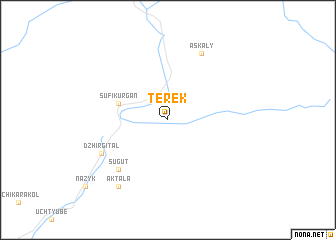 map of Terek