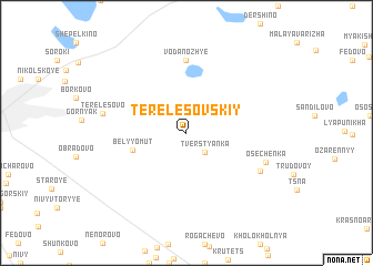 map of Terelesovskiy