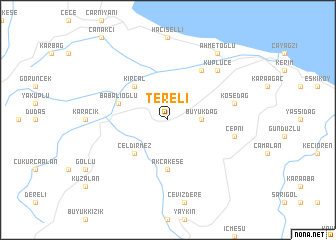 map of Tereli