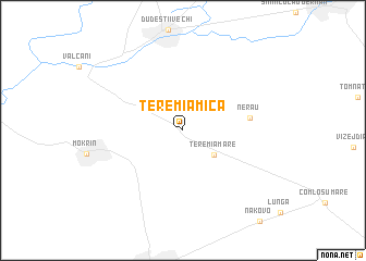 map of Teremia Mică