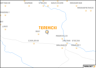 map of Teremicki