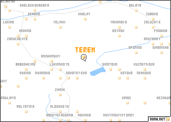 map of Terem