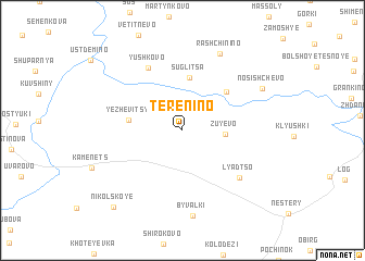 map of Terenino