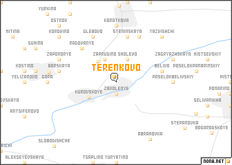 map of Teren\