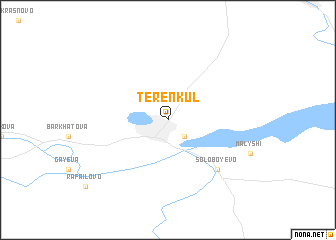 map of Terenkul\