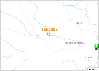 map of Terenos