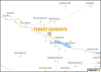 map of Terent\