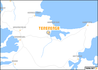 map of Te Rerenga