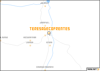 map of Teresa de Cofrentes