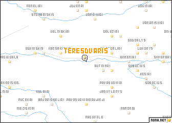 map of Teresdvaris