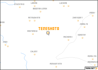 map of Tereshata