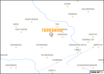 map of Terëshino