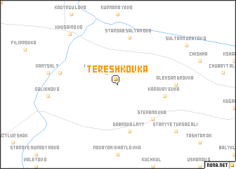 map of Tereshkovka