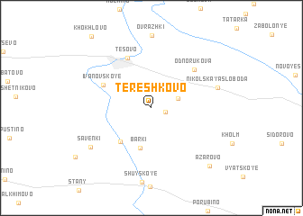 map of Tereshkovo