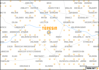 map of Teresin