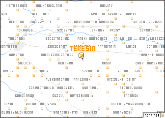 map of Teresin