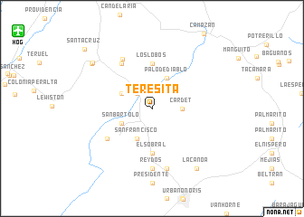 map of Teresita