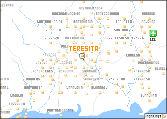 map of Teresita