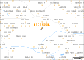 map of Terespol