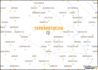 map of Terespotockie