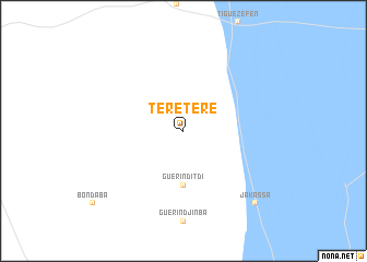 map of Térétéré