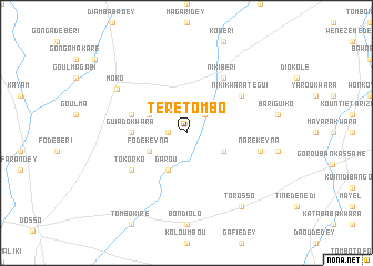 map of Téré Tombo