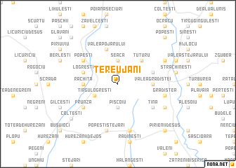 map of Tereujani