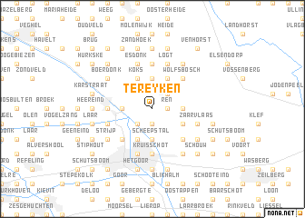 map of Tereyken