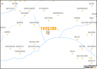 map of Tʼerezba