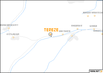 map of Tereze