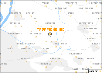 map of Teréziamajor