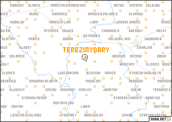 map of Tereziny Dary