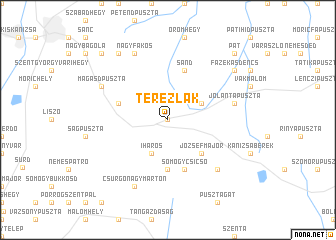 map of Terézlak