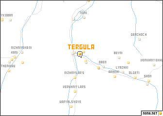 map of Tergula