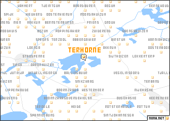map of Terhorne