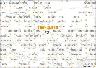 map of Ter Hulsen