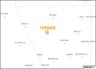 map of Terhune