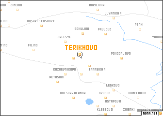 map of Terikhovo