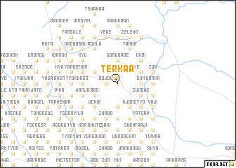 map of Terkaa