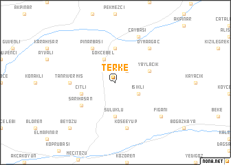 map of Terke