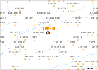 map of Terkia