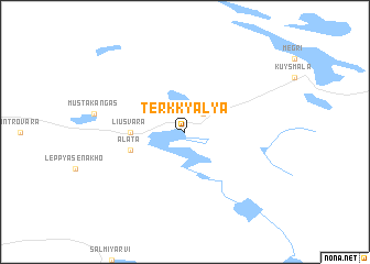 map of Terkkyalya