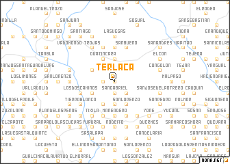 map of Terlaca