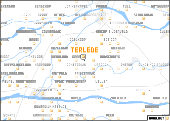 map of Ter Lede